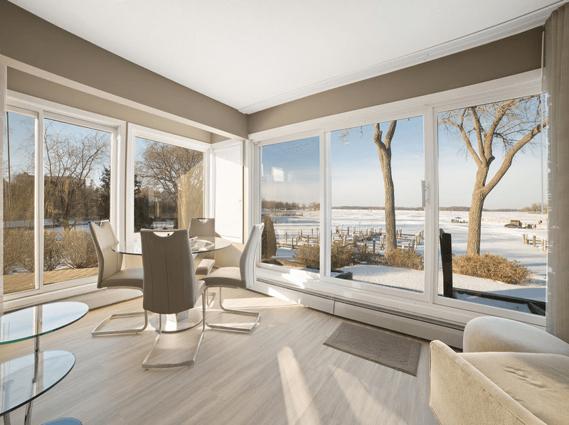 Living Room Looking on Lake Minnetonka