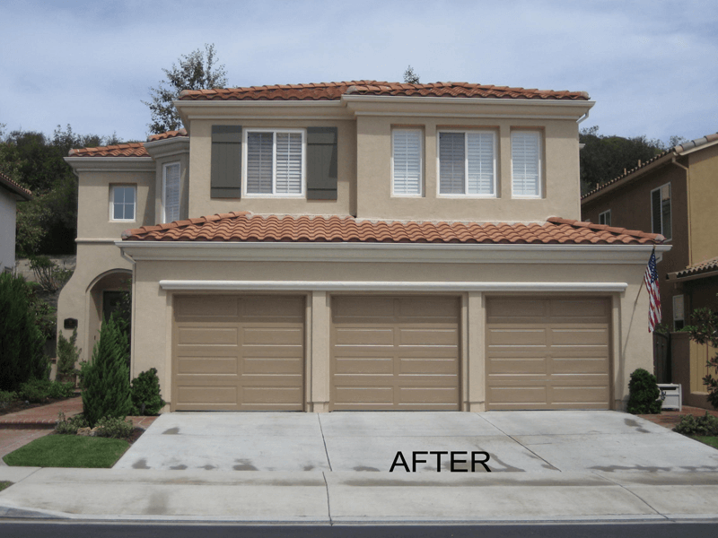 Contemporary Palette Centered Around Tile Roof Color